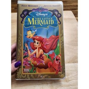 Disney The Little Mermaid VHS Movie Video‎ Cassette